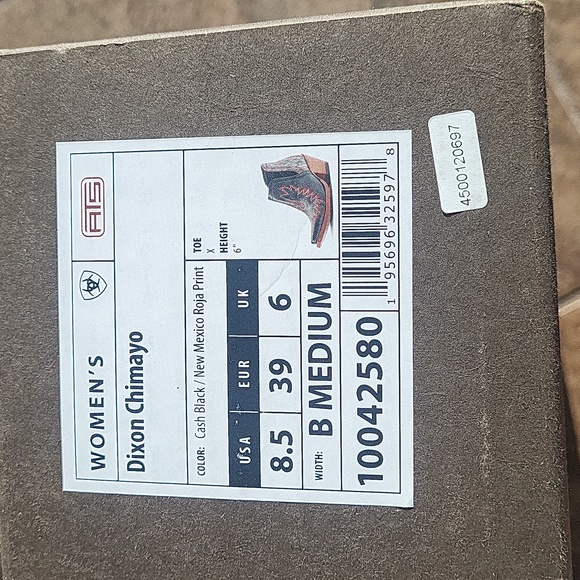 Ariat Dixon Chimayo size 8 5 - Picture 5 of 5